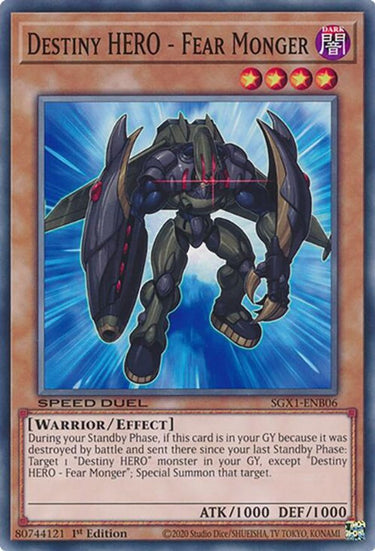 Destiny HERO - Fear Monger | SGX1-ENB06